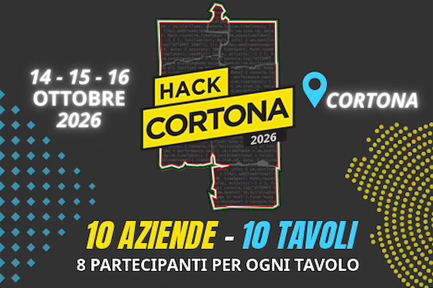 Hackcortona 2026: dieci sfide reali per far leva sull&rsquo;imprenditorialit&agrave;