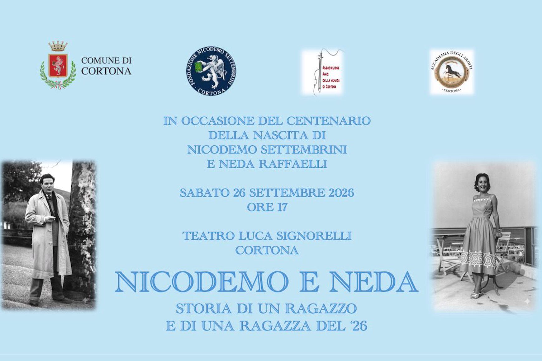 Nicodemo e Neda, storia di un ragazzo e di una ragazza del '26